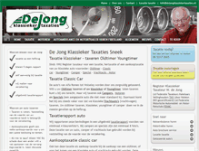 Tablet Screenshot of dejongklassiekertaxaties.nl
